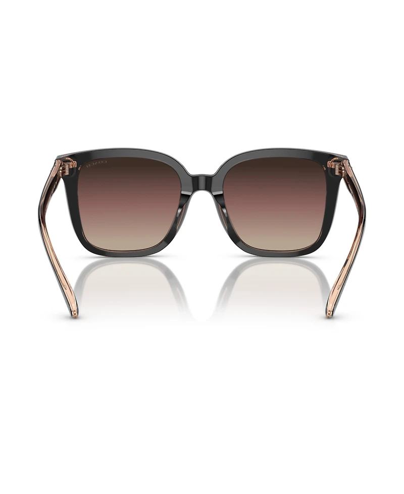 Coach Women's CL919 Low Bridge Fit Sunglasses, Gradient HC8381F