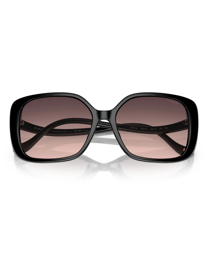 Coach Women's CL929 Sunglasses, Gradient HC8376U