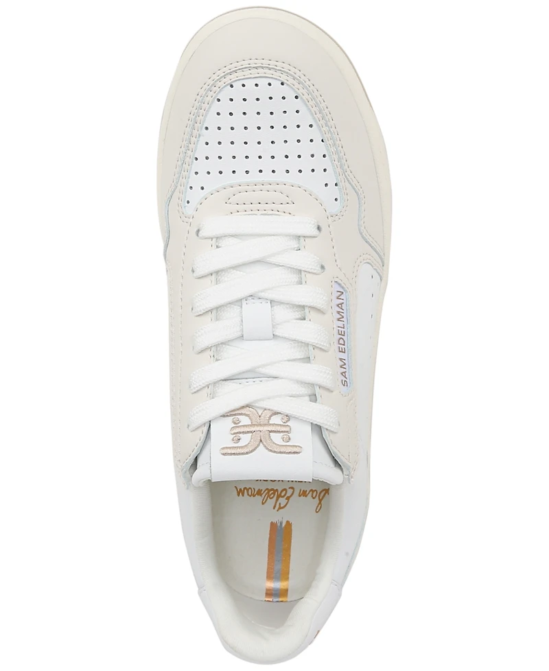 Sam Edelman Women's Harper Lace-Up Low-Top Court Sneakers