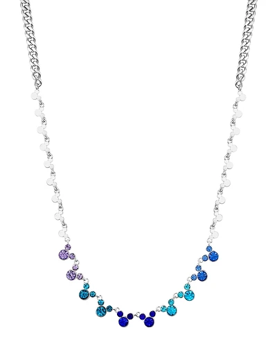 Disney Multi Color Crystal Mickey Mouse Necklace