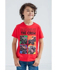 Monster Jam Trucks Boys 3 Pack Graphic T-Shirts Toddler| Child