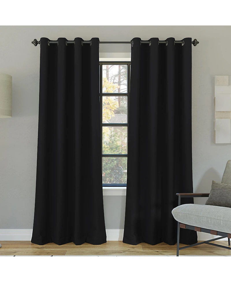 Oslo Theater Grade Extreme 100% Blackout Grommet Curtain Panel