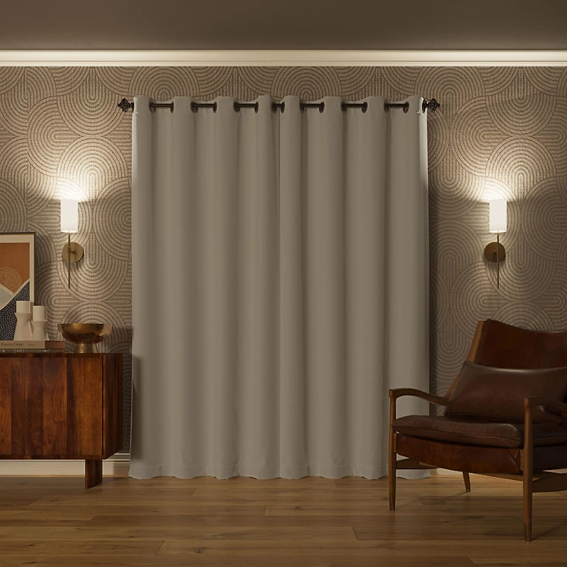 Oslo Theater Grade Extreme 100% Blackout Grommet Curtain Panel