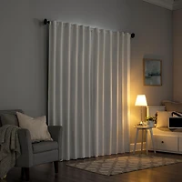 Amherst Velvet Noise Reducing Thermal Extreme 100% Blackout Back Tab Curtain Panel