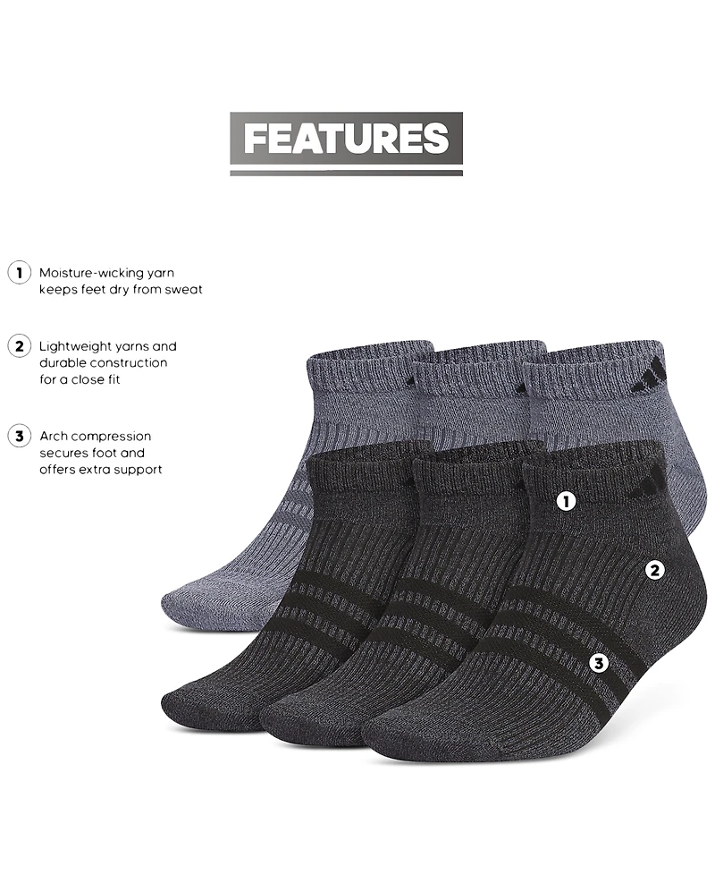 adidas Men's Superlite 3.0 Low Cut Socks