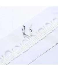 Hlc.me White Thermal Insulated 100% Blackout Window Liner for Living Room - Complete Darkness, Energy Efficient, Noise Reducing