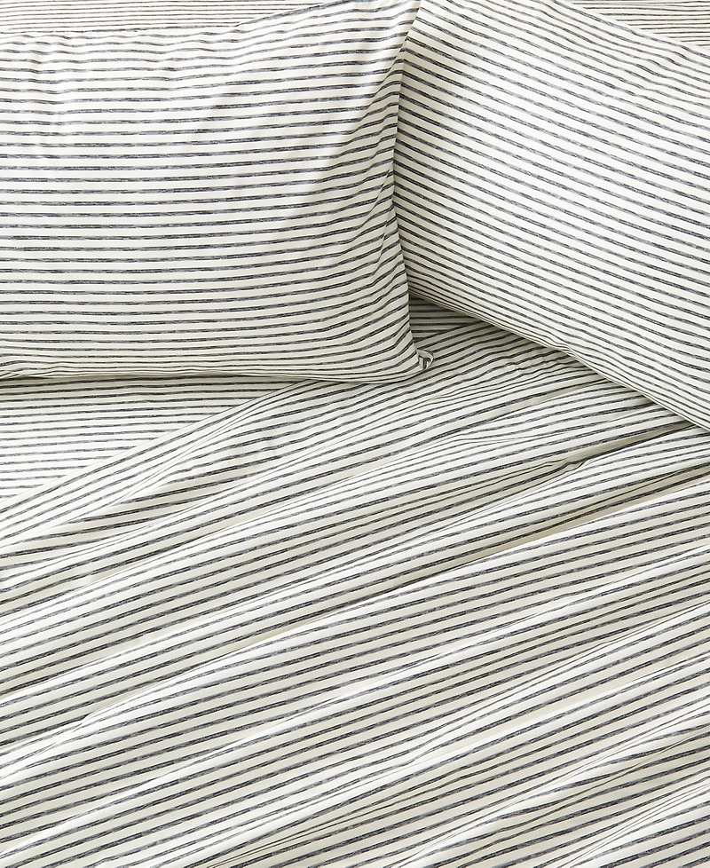 Premium Comforts Striped Wrinkle Resistant Microfiber 3-Pc. Sheet Set, Twin - Stripe