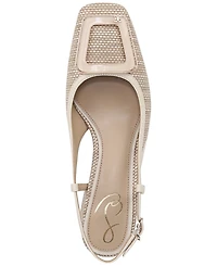 Sam Edelman Women's Tracie Buckled Slingback Block-Heel Pumps