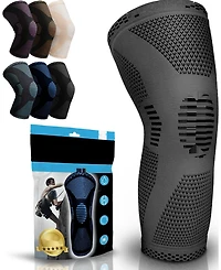 Powerlix Compression Knee Sleeve for Pain Relief