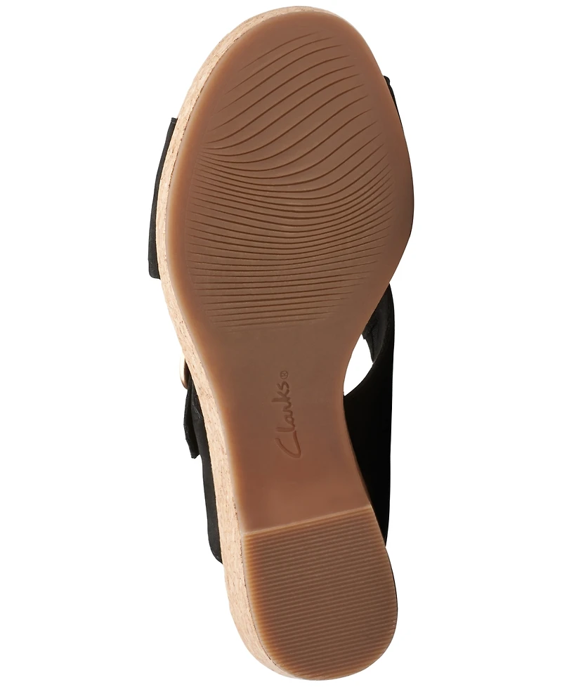 Clarks Women's Giselle Dove Wedge Sandals