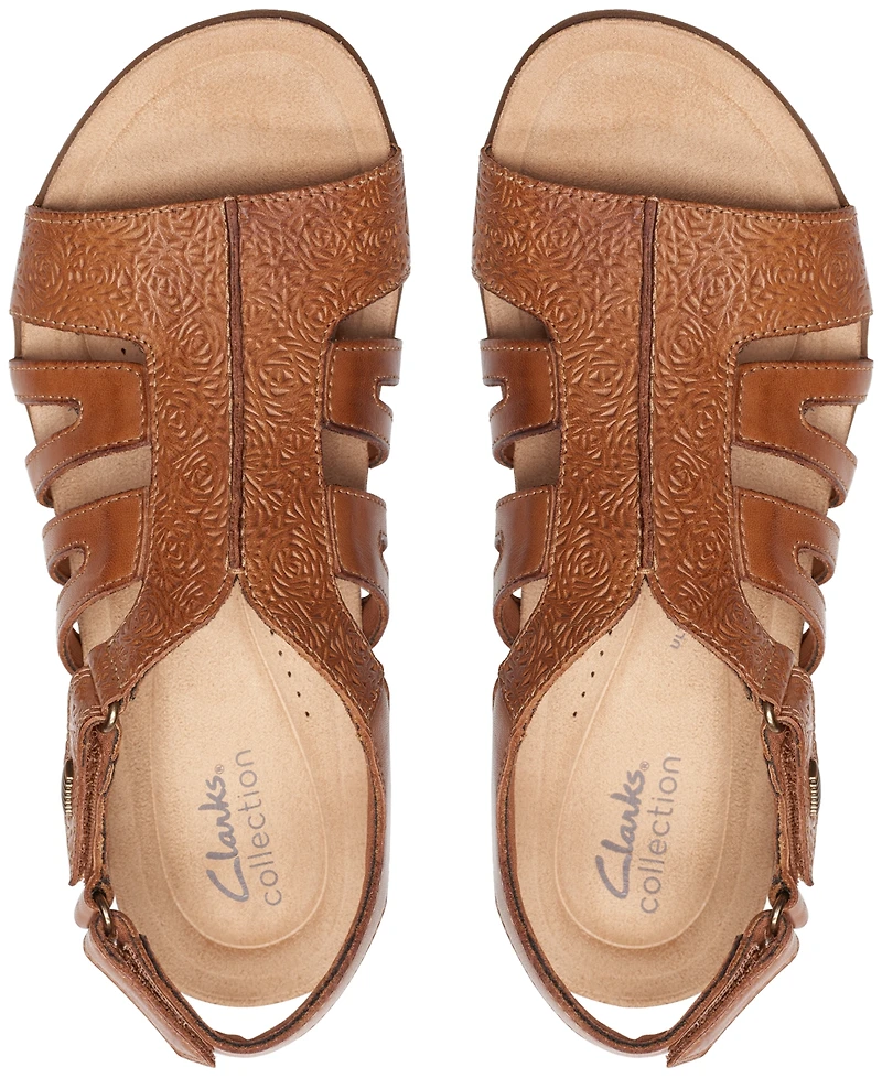 Clarks Women's April Belle Strappy Slingback Sandals