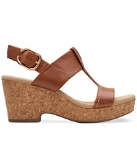 Clarks Giselle Style Wedge Heel Platform Sandals