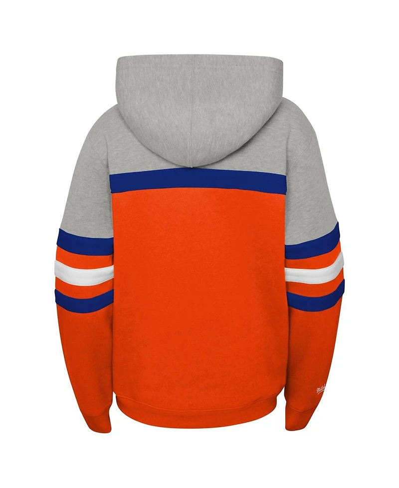 Big Boys Mitchell & Ness Orange Florida Gators Head Coach Hoodie