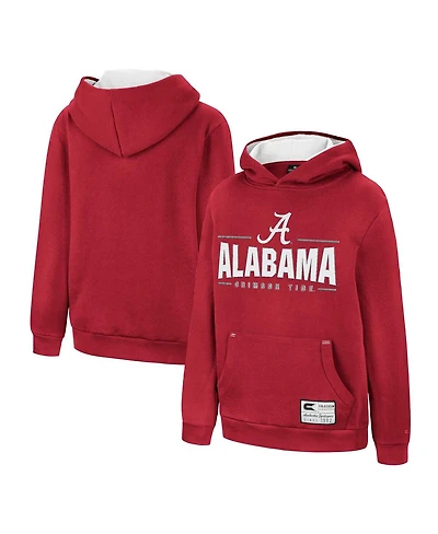 Big Boys Colosseum Crimson Alabama Crimson Tide Lead Guitarists Pullover Hoodie