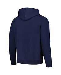 Men's Colosseum Navy West Virginia Mountaineers Sunrise Pullover Hoodie