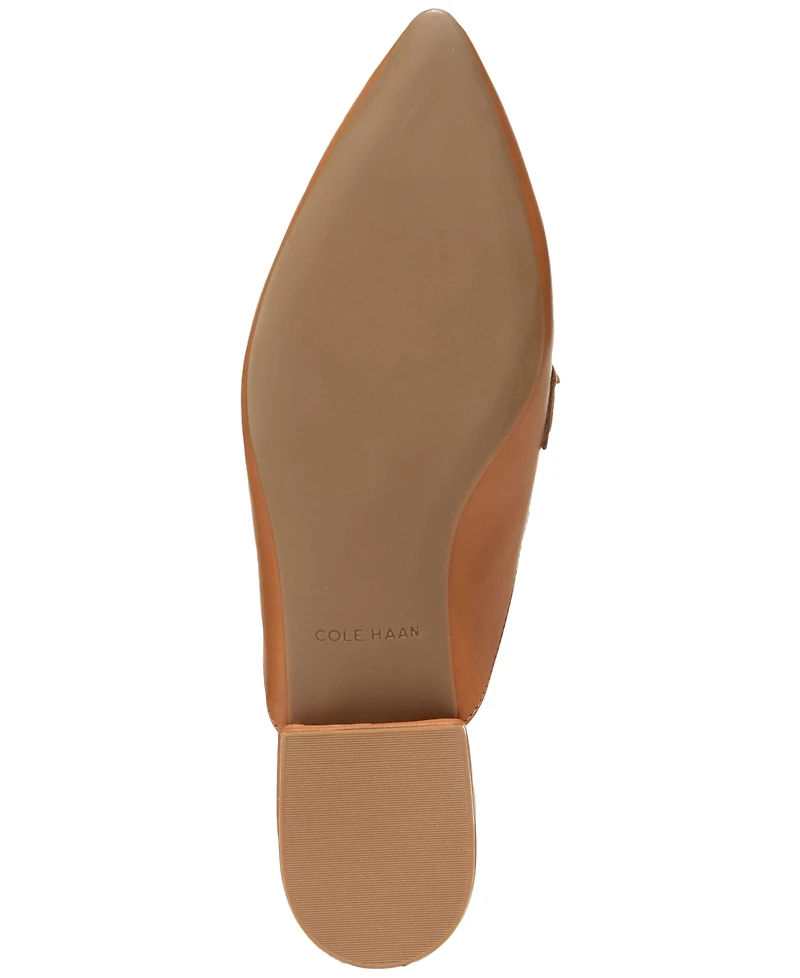 Cole Haan Women's Piper Bow Pointed-Toe Flat Mules