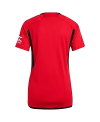 Women's adidas Red Manchester United 2023/24 Home Replica Jersey