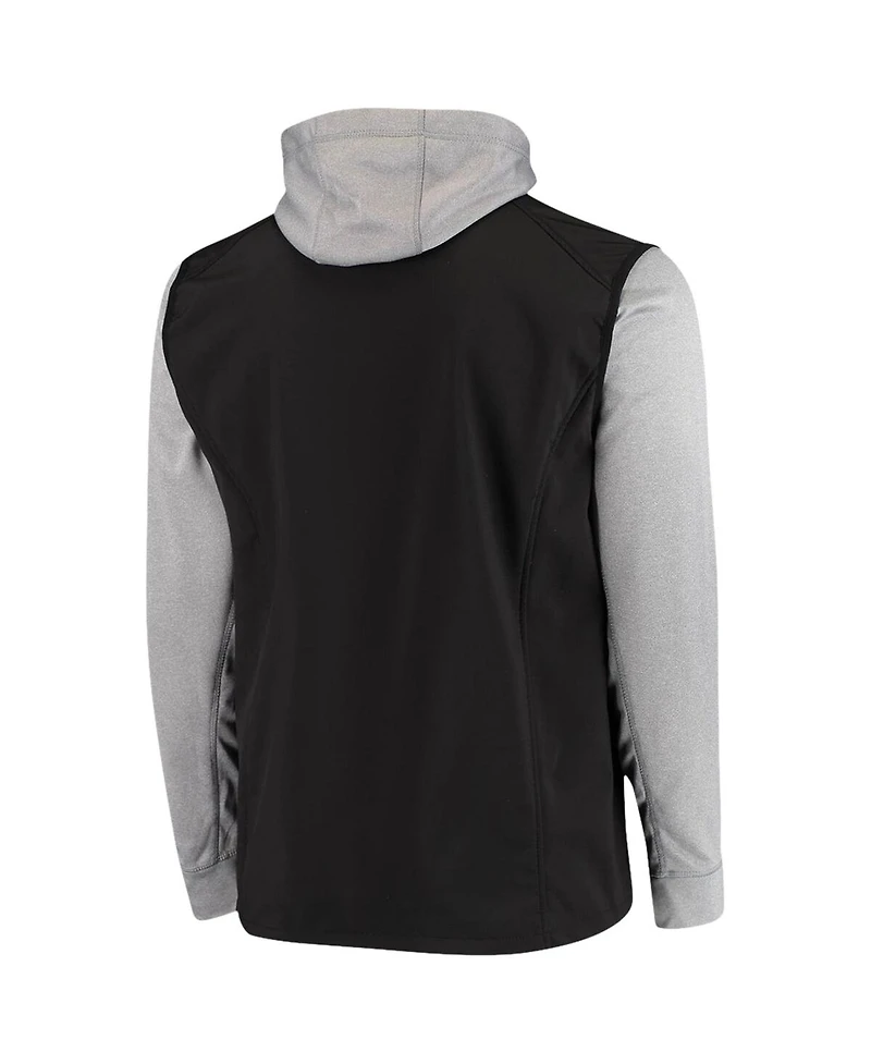 Men's Dunbrooke Black, Gray Tampa Bay Buccaneers Alpha Full-Zip Jacket