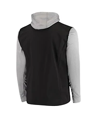 Men's Dunbrooke Black, Gray Tampa Bay Buccaneers Alpha Full-Zip Jacket
