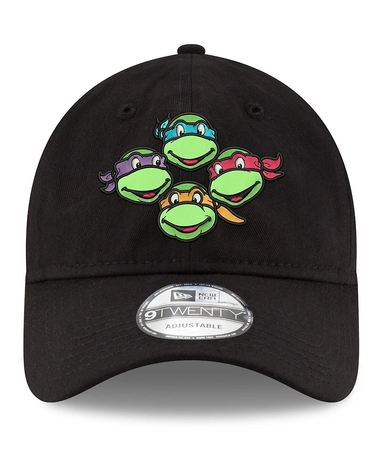 Men's New Era Black Teenage Mutant Ninja Turtles 9TWENTY Adjustable Hat