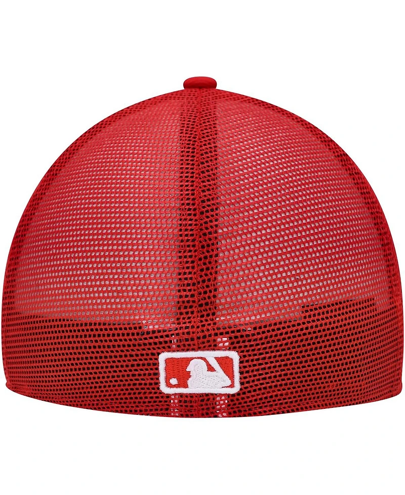 Men's New Era White, Red Philadelphia Phillies 2023 On-Field Batting Practice Low Profile 59FIFTY Fitted Hat