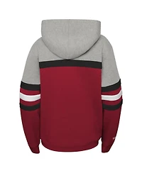Big Boys Mitchell & Ness Crimson Alabama Tide Head Coach Hoodie