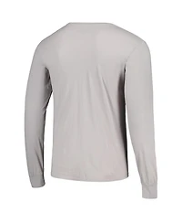 Men's Blue 84 Gray Distressed Washington Huskies Rowing The Boys in the Boat Long Sleeve T-shirt