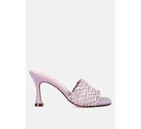 Womens Ny Tour Braided Strap Heel Sandals