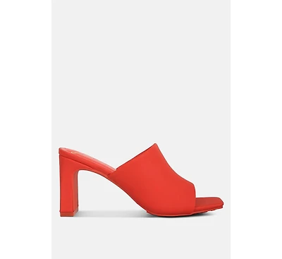 Womens Cannes Slim Block Heel Sandals