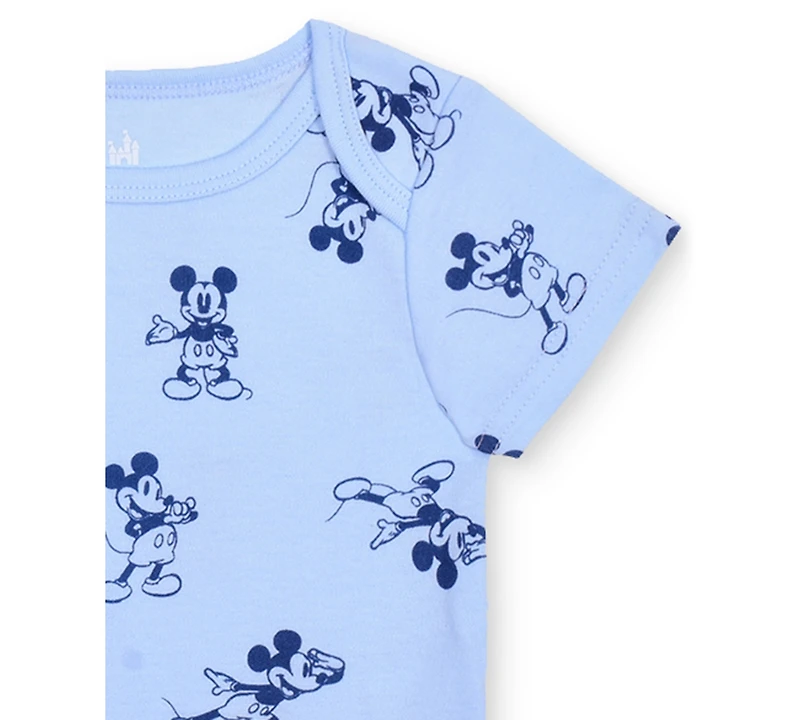 Disney Baby Boys Mickey Mouse Bodysuits, Pack of 3