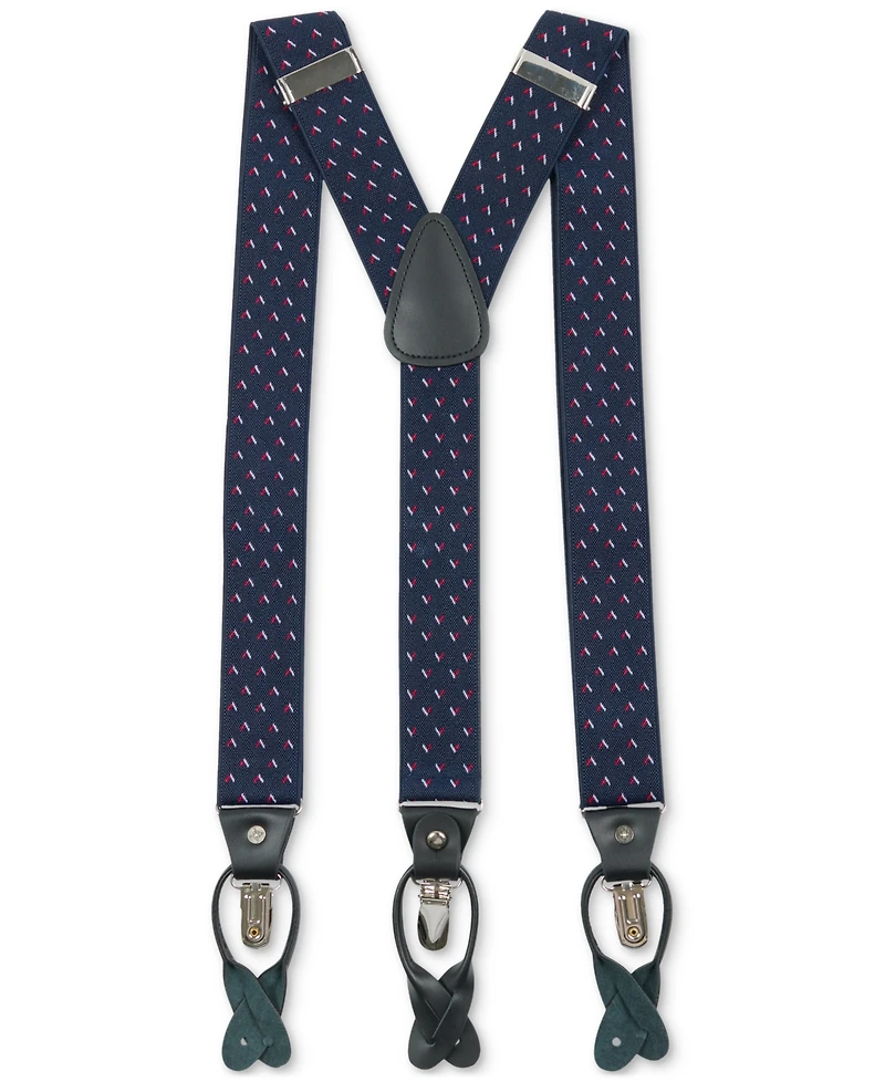 ConStruct Men's Geometric Print Suspenders