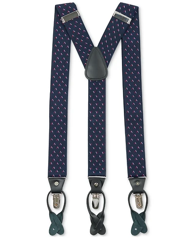 ConStruct Men's Geometric Print Suspenders