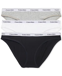 Calvin Klein Women's Modern Logo 3-Pack Bikini Underwear QD5207