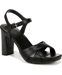 Naturalizer Women's Morgan Open Square Toe Platform Dress Sandals