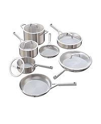 Ninja EverClad Commercial-Grade Stainless Steel Cookware 12 Piece Set