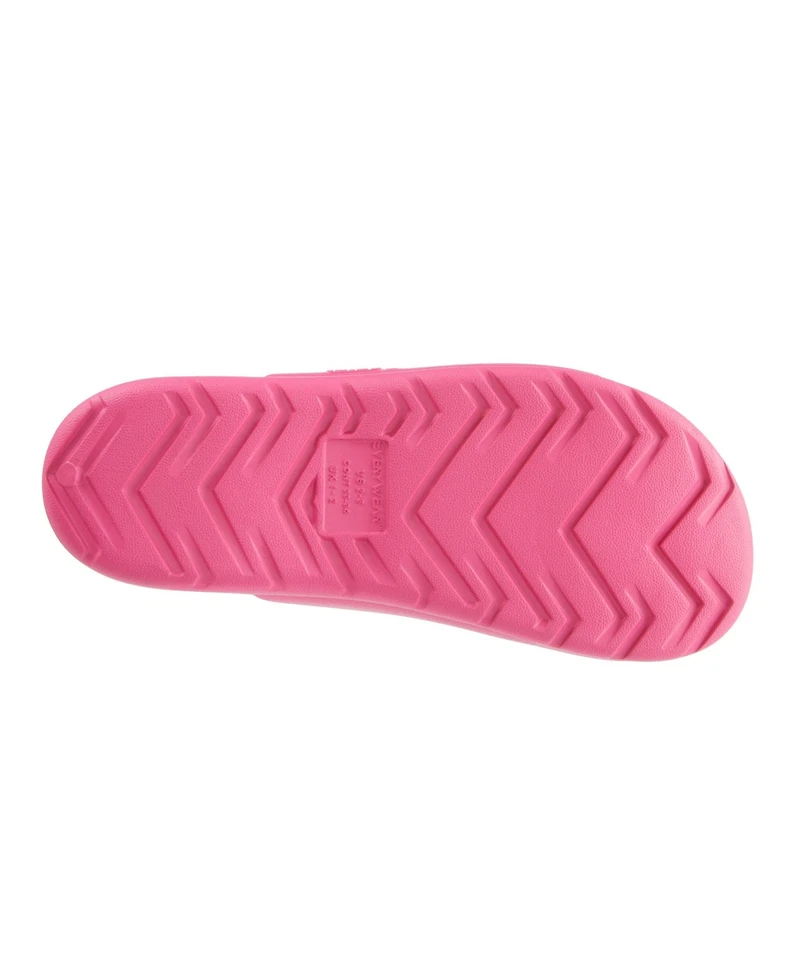 Totes Little and Big Kids Ara Molded Double Buckle Slide Sandals