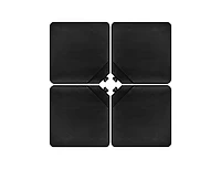 4 Pieces 13L Cantilever Offset Patio Umbrella Base with Easy-Fill Spouts