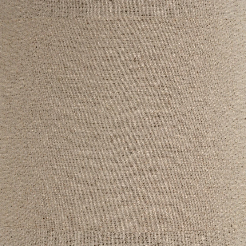 Springcrest Set of 2 Natural Linen Medium Drum Lamp Shades 15" Top x 16" Bottom x 11" High (Spider) Replacement with Harp