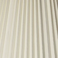 Springcrest Set of 2 Empire Lamp Shades Eggshell Large 9" Top x 17" Bottom x 12.25" High Spider Replacement Harp and Finial Fitting
