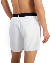 Boss by Hugo Men's Logo 6" Swim Trunks, Created for Macy's