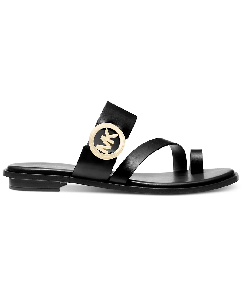 Michael Kors Mmk Vera Slip-On Toe-Ring Slide Sandals