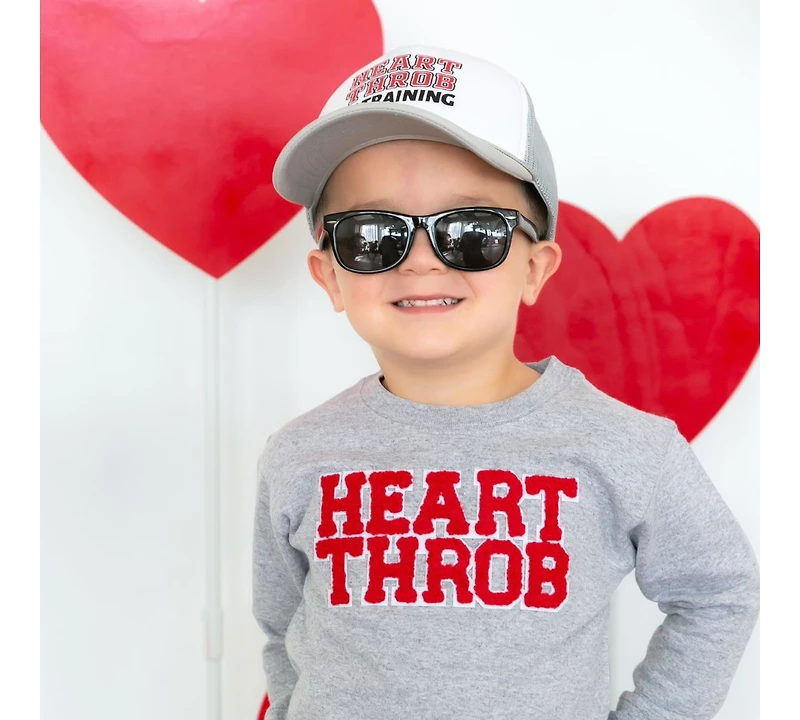 Child Boy Heart Throb in Training Valentine's Day Hat