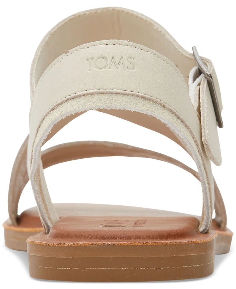Toms Women's Sloane Strappy Side-Buckle Flat Sandals