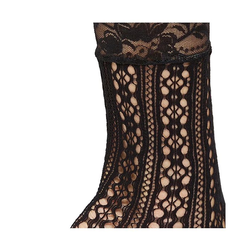 Stems Women's Alexia Fishnet Anklets