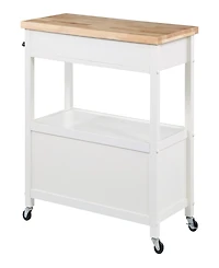 Office Star 35.25 Wood Radford Kitchen Cart