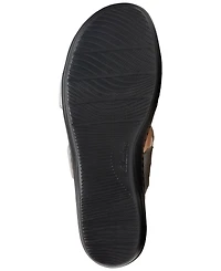 Clarks Merliah Raelyn Flower-Detail Wedge Heel Platform Sandals