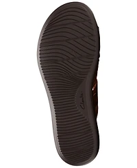Clarks Laurieann Ruby Scalloped Strap Slide Sandals