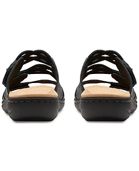 Clarks Laurieann Ruby Scalloped Strap Slide Sandals