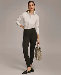 Donna Karan Women's High Rise Skinny Ankle Pants