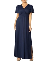 Women's Vienna Kimono Sleeve Long Maxi Dress